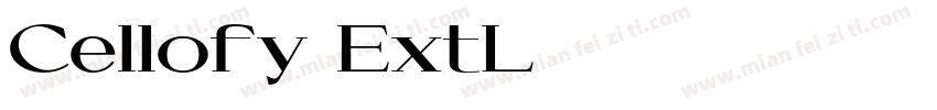 Cellofy ExtL字体转换